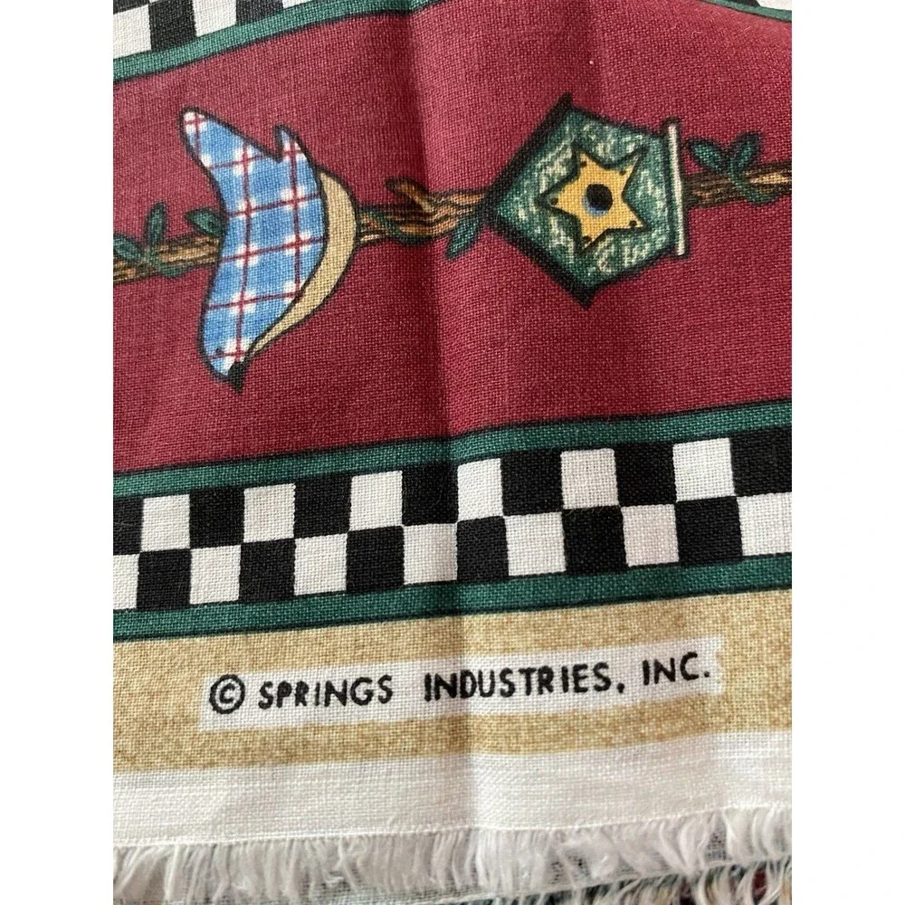 Springs Industries Vintage Birdhouse Cotton Fabric 45 x 34.5 In
